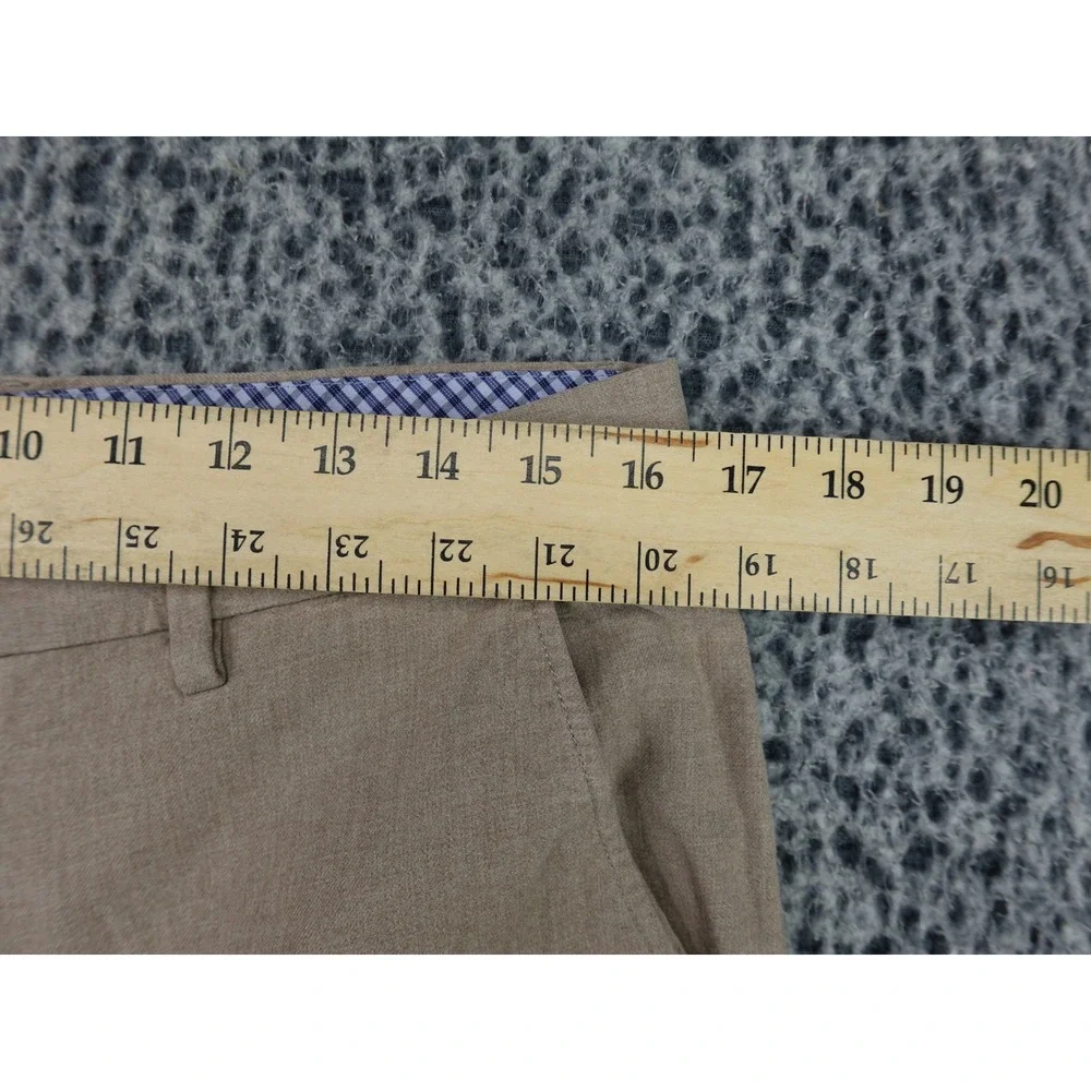 Banana Republic Kentfield Pant Mens 33x34 Khaki Cotton Straight Chino